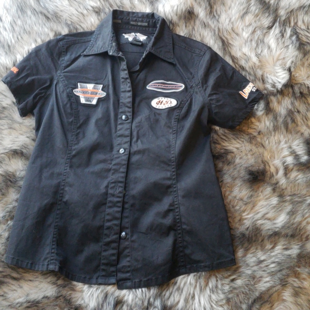 Harley Davidson Button Down Shirt